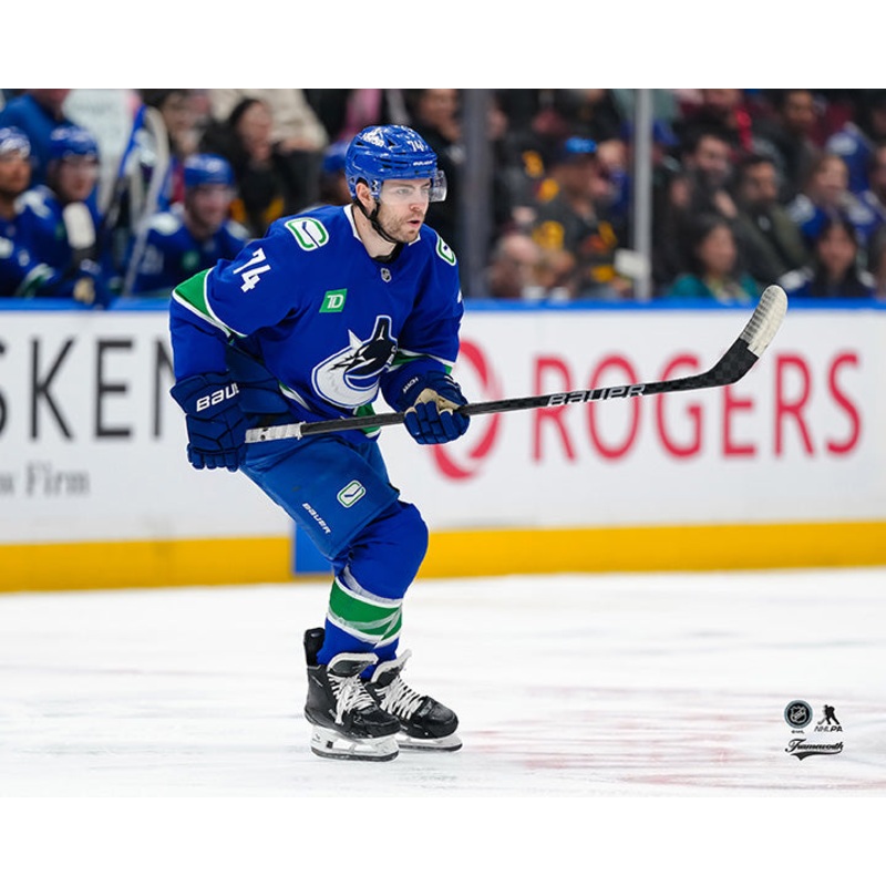 Pre-Order – Jake Debrusk Autographed Vancouver Canucks Home Horizontal 8×10 Photo