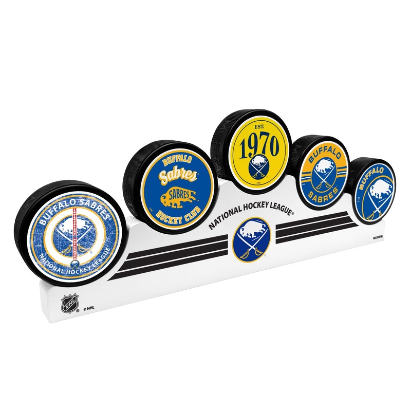 Buffalo Sabres – 5 Puck Podium Set