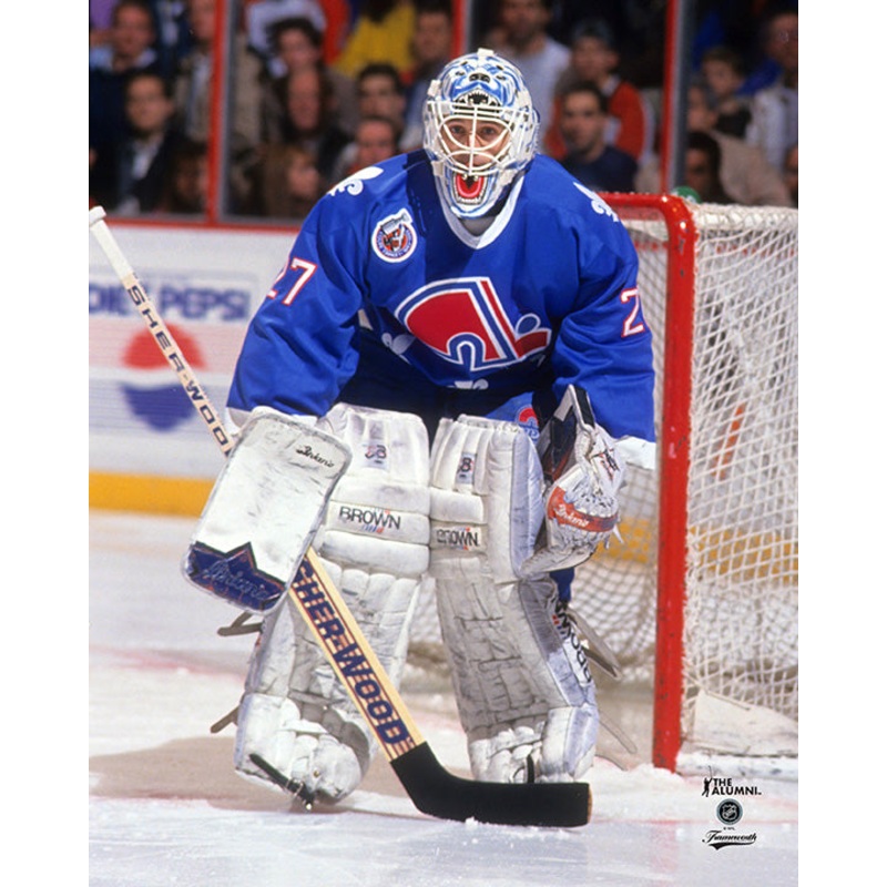 Pre-Order – Ron Hextall Autographed Quebec Nordiques Home 8×10 Photo