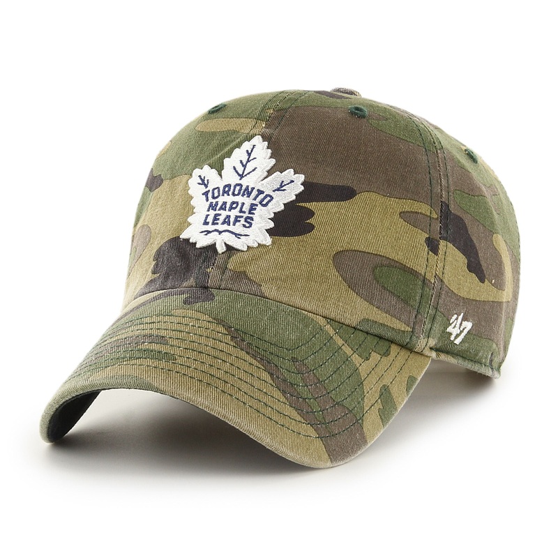47 Brand Toronto Maple Leafs Camo Clean Up Hat