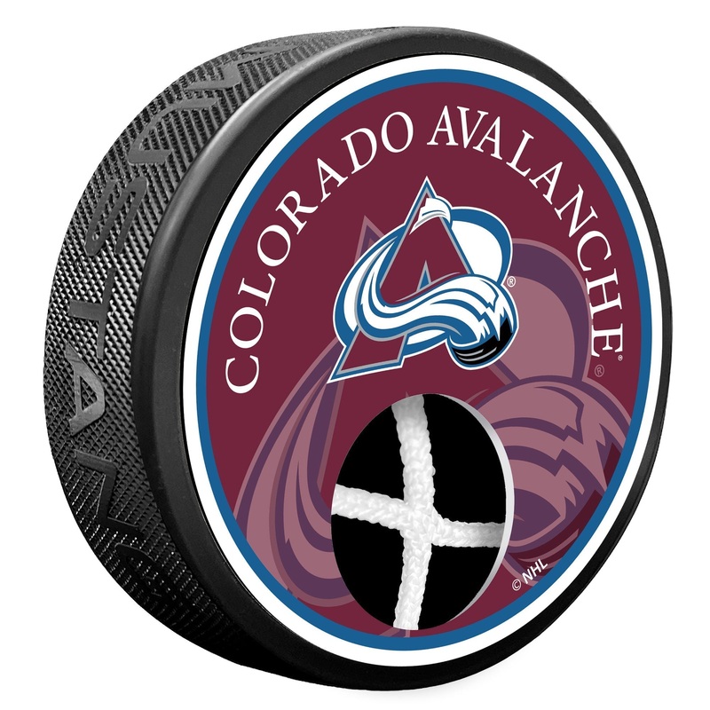 Colorado Avalanche Puck – Game Used Net