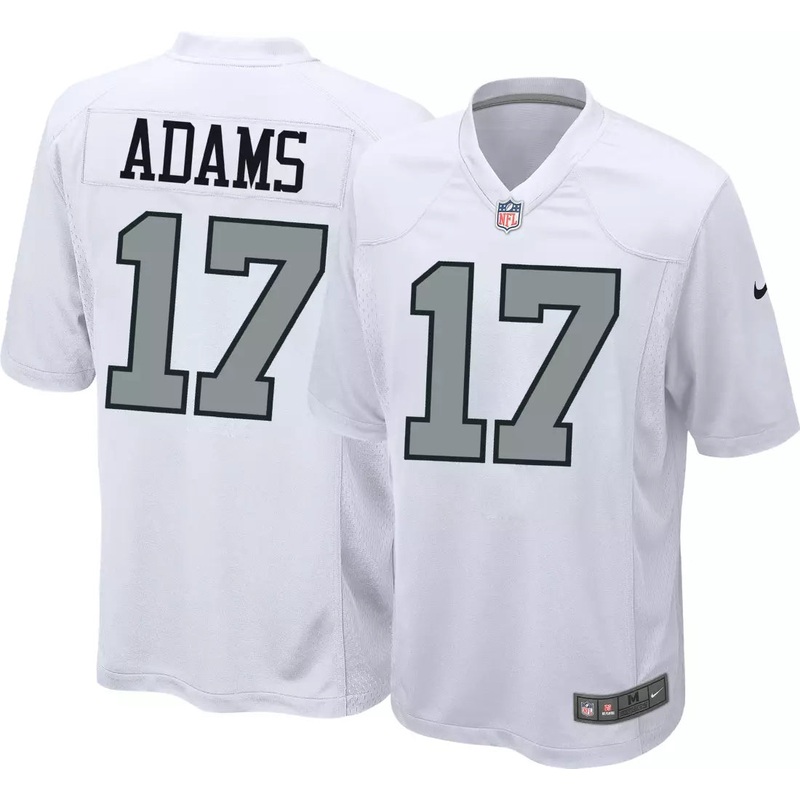 Las Vegas Raiders Davante Adams Game Jersey- White