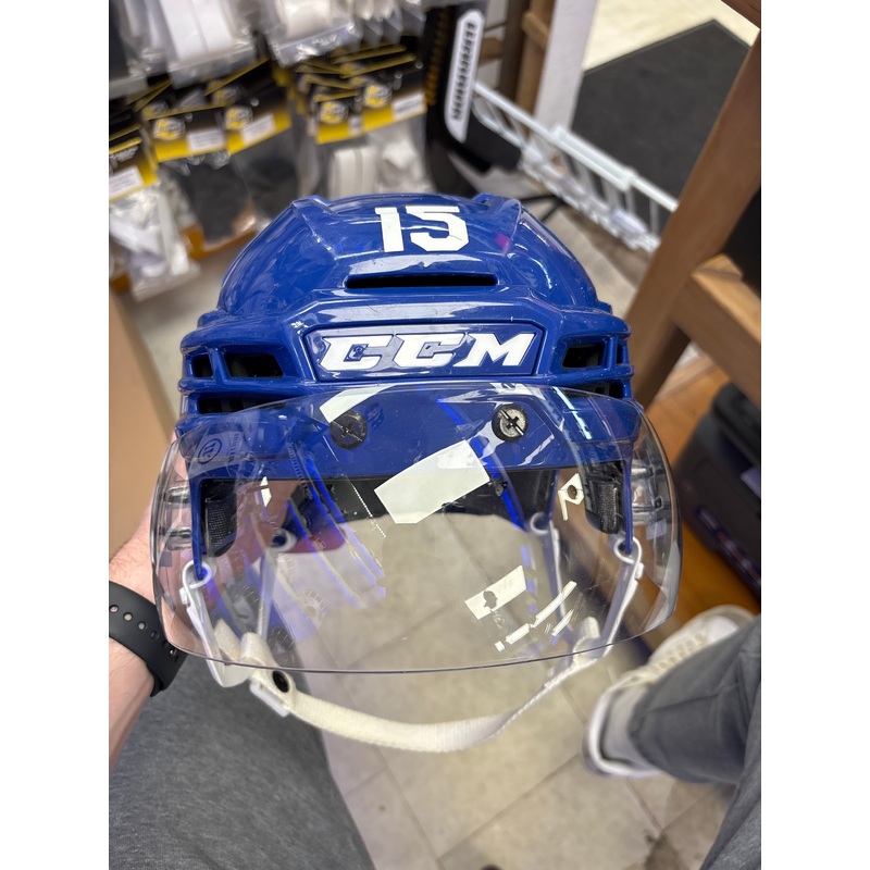 Used CCM Tacks X Senior Small Pro Stock Helmet